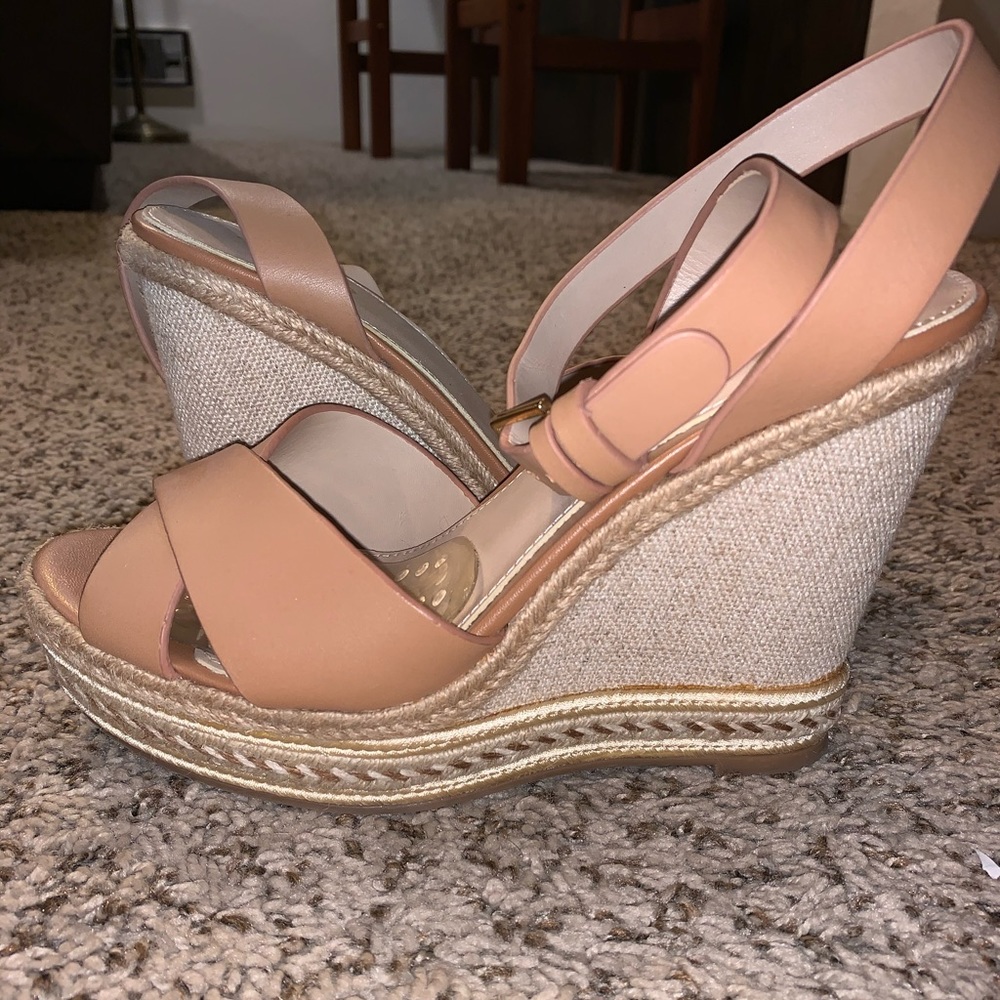 Also Brown Ankle Strap Wedge Sandals S7